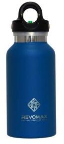 BLUE 12 OZ CLASSIC THERMAL FLASK WITH QUICK-RELEASE CAP