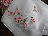 embroidered fancy handkerchief