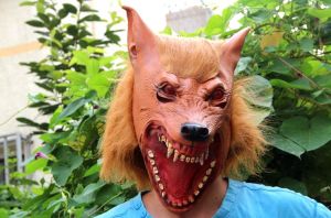 Latex Wolf Head Mask Latex Wolf Head Mask