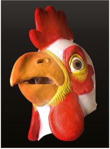 Latex Rooster Mask