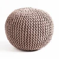 Knitted Pouf