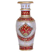 Enamling Kundan- Flower Vase