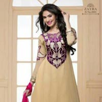 Zyra Cotton Semi Stitched Anarkali Suits