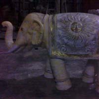 Wedding Fiber Elephant Statues