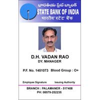 Pre-Printed Bank ID Cards