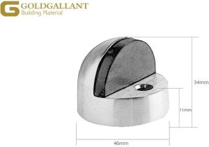 Zinc Alloy Door Stop φ46x34mm