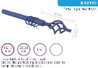 Metal Curtain Rod With Iron Finials