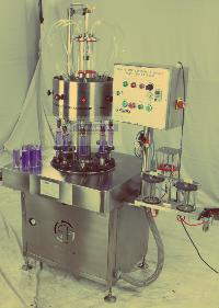 Semi Auto 8 Head Rotary Vacuumetric Perfume Filling Machine