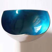 Aluminum Colored Bowl