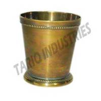 Brass Julep Cup 04 Oz Smooth Brass Antique