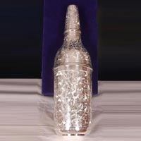 Silver Plated Brass  Bottle