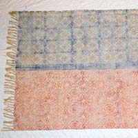 Small Cotton Printed Floor Rug