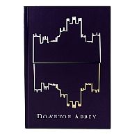 Downton Abbey Purple Abbey Silhouette Notebook
