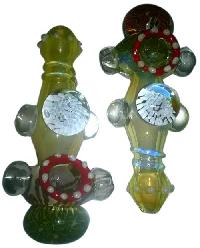 Glass Flower Honeycomb Pipe