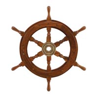 Wooden Ship Wheel