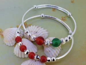 Silver Bangle Bracelet