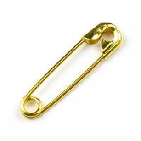brass safety pin