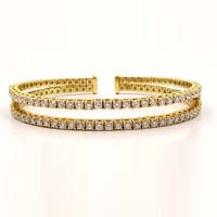 Diamond Cuff Bracelet (CWDCB234)