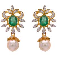 Diamond Gemstone Earring (CWDGE203)