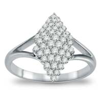 Diamond White Gold Ring (CWDWGR0001)
