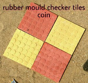 Rubber Mould Chequered Tiles