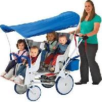 Angeles Runabout Four Seat Commercial Stroller