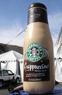 20' Starbucks Inflatable Bottle
