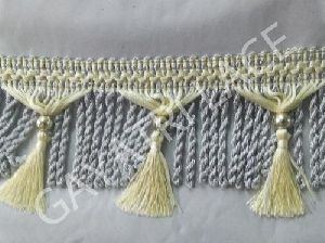 Decorative Golden &amp;amp; Silver Curtain Laces
