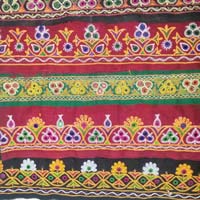 Kutchi Embroidery Saree Border