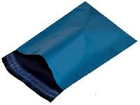 blue opaque mailing bags
