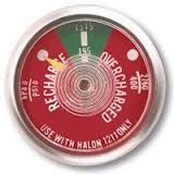 Empty Fire Extinguisher