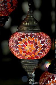 Turkish Handmade Mosaic Chandelier
