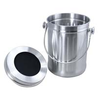 Stain;ess Steel Kitchen Food Waste Collection Pail
