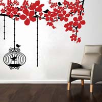 Chinese Flowers Wall Decal