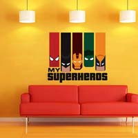 My Super Heros Wall Decal