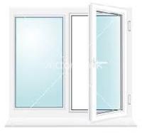 Modern White Aluminum Sliding Window