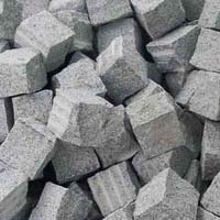Unpolished Granite Cube Stones