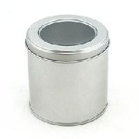 printed tin container