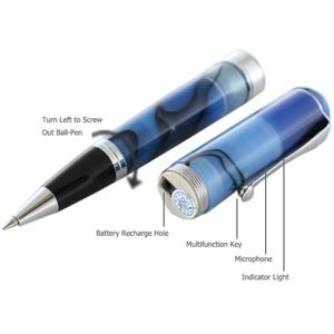 Spy Bluetooth Pen With Nano Earpiece