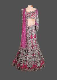 embroidered bridal lehengas