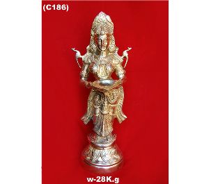 Brass Deep Lady / Deep Laxmi Statue