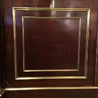brass inlay doors
