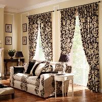 Black and White Combo Curtain
