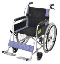 Attendant Propelled Transport Wheelchair (Blue)