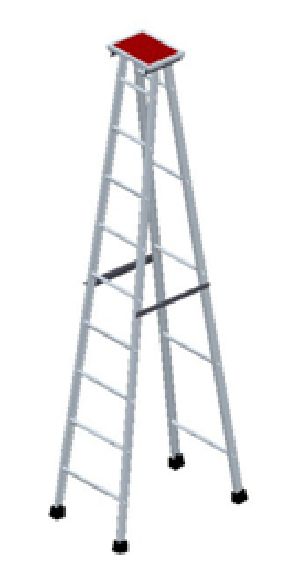 Aluminium general purpose standard folding ladder