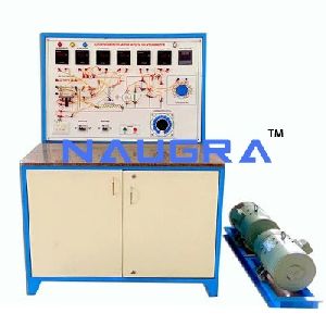 Experimental Setup For V And Curves Of Synchronous Motor
