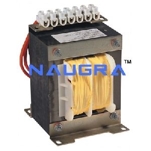 Sectional Front View Of 1PH Transformer