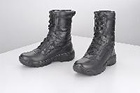 Merogue Mens Leather Patrolling Boots