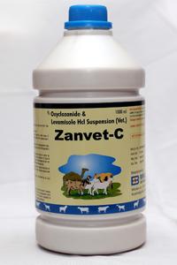 Oxyclozanide 3% and Levamisole Hydrochloride 1.5% Suspension