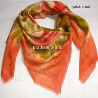 Cotton Gauze Hand Painted Scarves